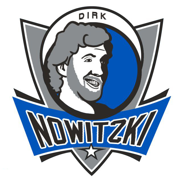 Dallas Mavericks Dirk Nowitzki Logo iron on transfers